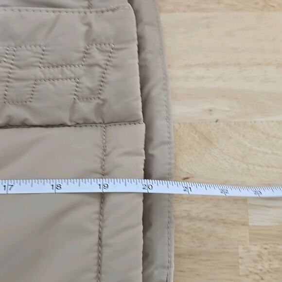THE FIFTH LABEL Remake Puffer Tan Cropped Bomber Jacket Size XS/ US 2 - Picture 5 of 9